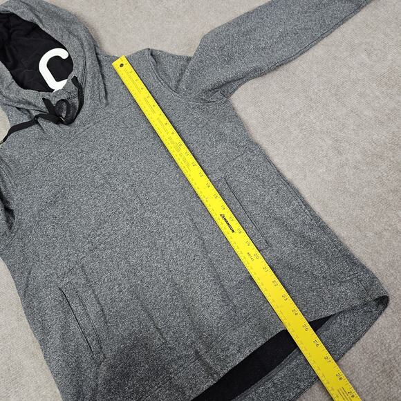 Lululemon Split Pullover Hoodie Womens Size 8 Heathered Speckled Black LS - Picture 6 of 6